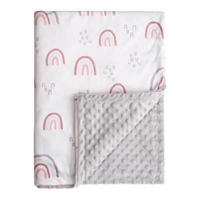 Baby Blanket Premium Ultra Soft Minky with Double Layer 30x40